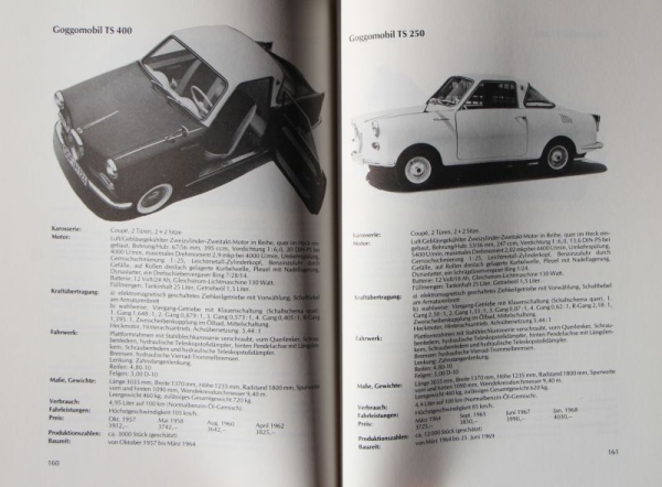 Rosellen "Vom Goggomobil zum Glas V8" Glas Goggo History 1986 (9398)